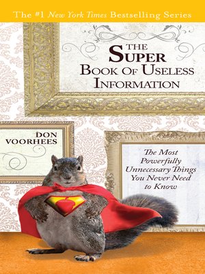 cover image of The Super Book of Useless Information